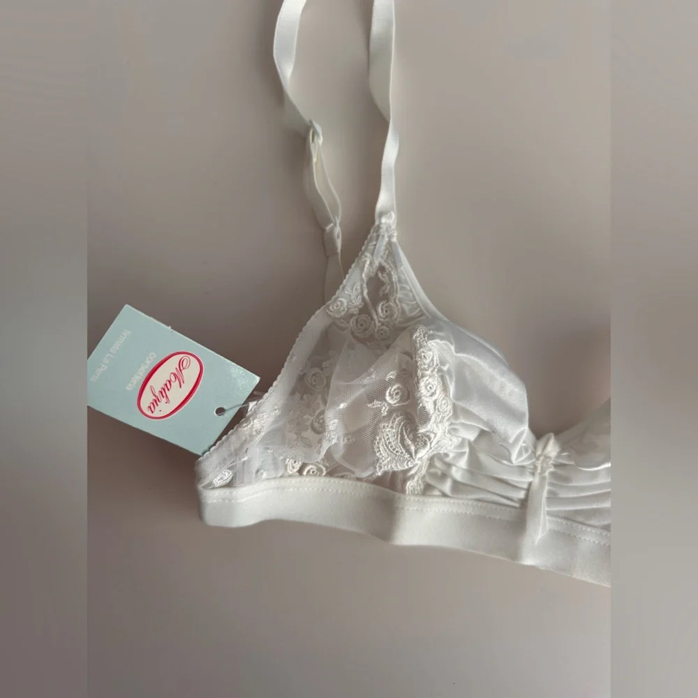 La Perla Collector Elegant White Lace Bralette